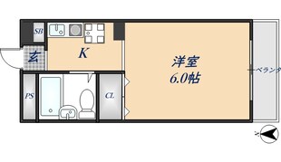 瓢箪山駅 徒歩3分 4階の物件間取画像